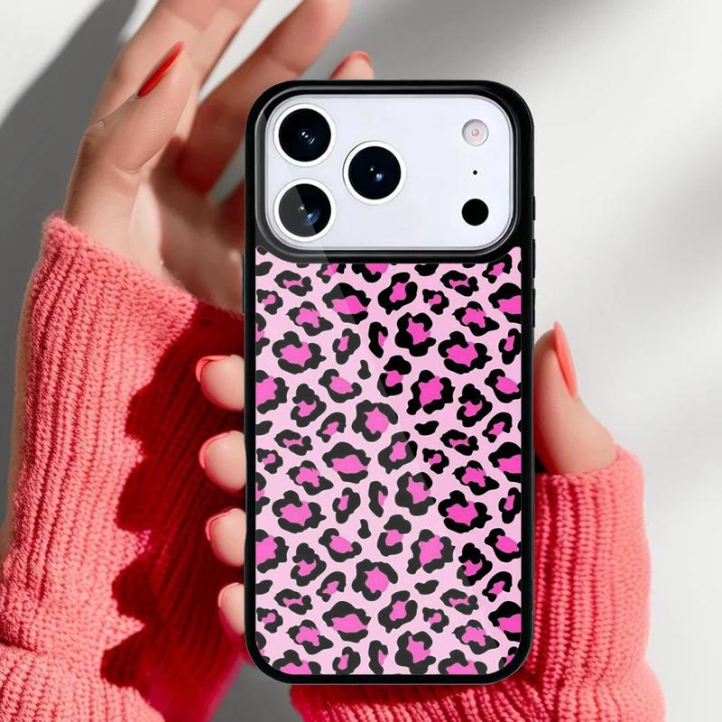 Модный леопардовый чехол для телефона iPhone 17 16 15 14 13 Pro Max Задняя крышка для 12 11 Pro Coque