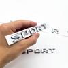 Серый квадратный значок S, хромированная эмблема SPORT SPORTPLUS с буквами, Стайлинг автомобиля, модифицированная наклейка на боковое крыло багажника, логотип, наклейка для Lexus LX570