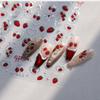 DIY Sweet Fruits 5D Nail Stickers Strawberry Cherry Nail Art Stickers New Manicure Decal