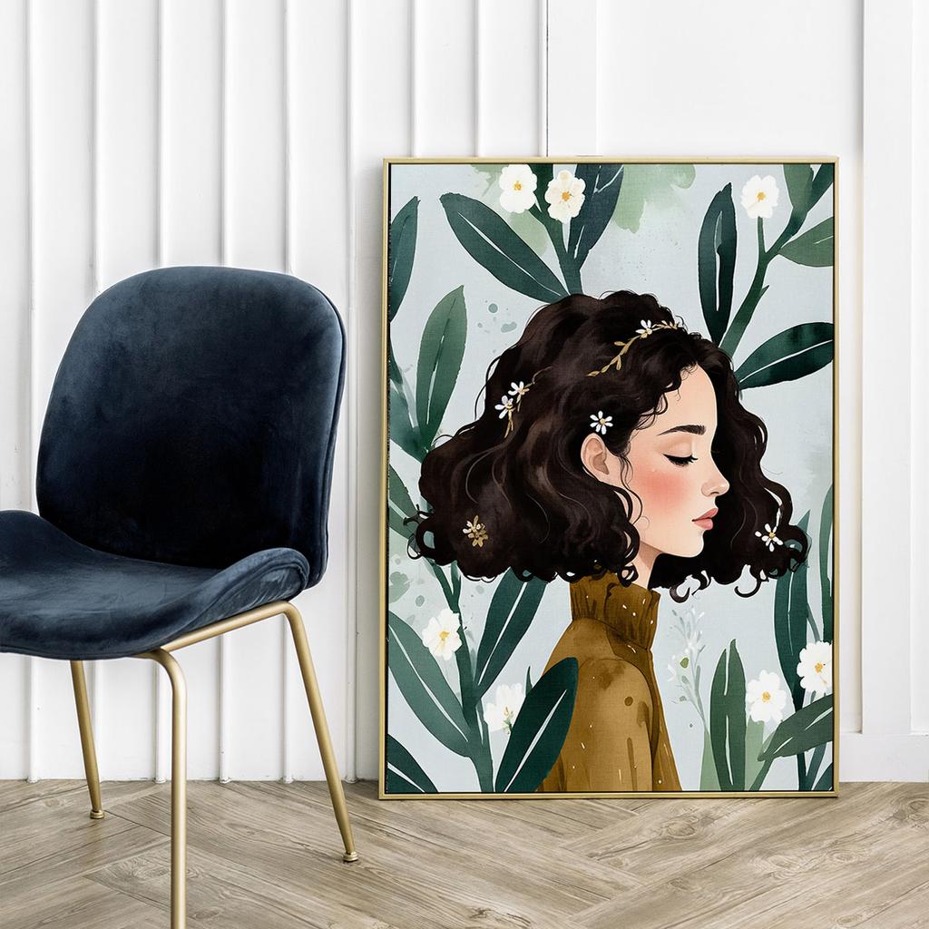 Plakat ilustrację ilustracja portret