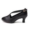 Fashion Latin Dance Shoes for Women Ladies Leather Party National Standard Ballroom Waltz Dance Shoes