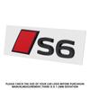3D S3 S4 S5 S6 S7 S8 Emblem Car Body Rear Trunk Sticker Decor Decal Accessorie For Audi S TT RS Sline A3 A4 B8 8P 8V B6 A5 A6 C7