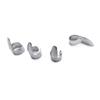 4Pcs Banjo Picks Adjustable Metal Finger Thumb Silver Color Picks Plectrums Kit