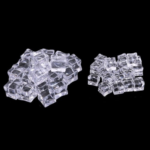 Pureseek Ice Cadela, Kuramoto Ice, Food Sample Ice, Display Ice, Ice Sample, Fake Ice, Acrylic Ice, Food Fake, 40 Pieces