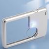 Mini Jewellery Magnifying Glass LED Reading Magnifying Durable Card Type Magnifying Glass  Elderly