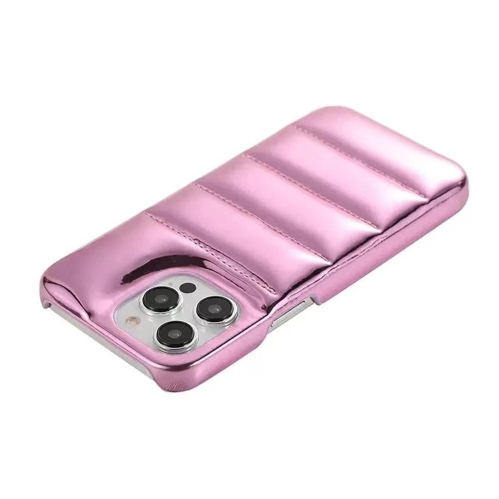 Стиль INS Теплая зимняя пуховая куртка Чехол для телефона Aurora для iPhone 17 16 15 14 Plus 13 12 Pro Max 11 Защитный чехол Ударопрочный Coque