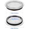Milk Frother Lid Cover Seal Part 93271 for Nespresso Aeroccino 3 3R, Frother Lid Replacement fits Nespresso Aerocchino 3593 & 3594 Only (1P)