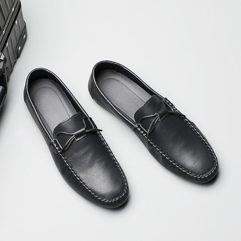 Туфли Doudou мужские весна-лето новые мужские повседневные деловые кожаные туфли оверсайз ленивые туфли