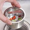 Steel Stuff Cover Waste Drainer Colander Plug Filter Basket Food Hair Stopper Sink Strainer