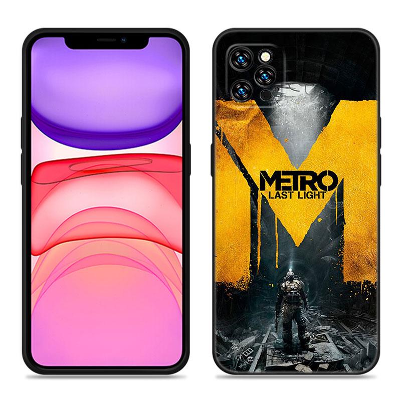Чехол для телефона Metro 2033 для Apple iPhone 12 13 Mini 11 14 15 Pro Max 7 8 Plus X XR XS SE 2020 2022 черный силиконовый чехол