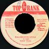 7-дюймовая пластинка TONY TUFF - Ragamuffin Style none Top Rank 1986 Ямайка Регги, Ска и Даб Б/У