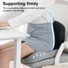 Universal Seat Cushion Anti-Slip Base Design Memory Foam Seat Cushion with Lumbar Support Ergonomic Wheelchair Cushion
