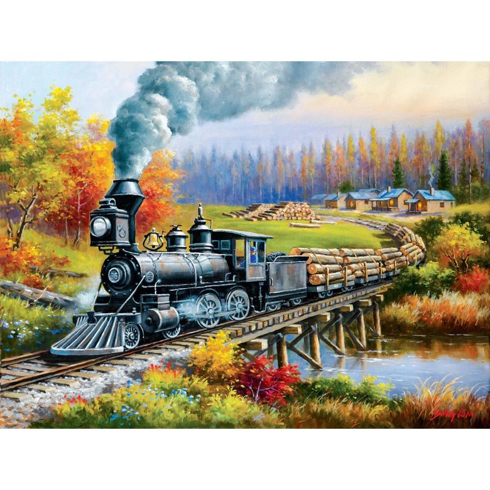 Алмазная живопись Art Full Drill Снежный дом Алмазная картина Ручная работа Снежный день Diy Алмазная мозаика Картина Украшение дома Рождественский подарок