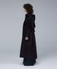 Mmam Back Pleats Long Trench Coat