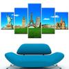 Aesthetic World Famous Landmarks Painting Modular Wall Art Canvas Print Home Decor Room Picture - Painted Scene Poster