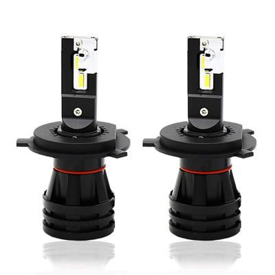 Мини 4 H4 LED Фары, Противотуманная фара, 60 Вт, 12000 Люмен, 6000K, Белый, Совместимы с техосмотром транспортного средства