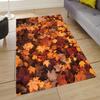 EPeddler Home Современный осенний тематический узор Цифровая печать Моющаяся нескользящая точечная основа Новое поколение Коврик для кухни, гостиной, прихожей и напольный коврик