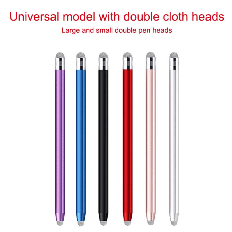 Mesh Fiber Capacitive Stylus Pen Double Nib Touch Screen Pens Drawing Pen For Universal Capacitive Screen Smart Phone TabletHot 6