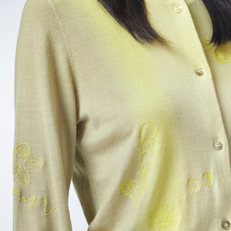 JNBY 2023 Autumn 100% Wool Knit Sweater