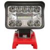 3in LED Rechargeable Work Light 18PCS Lamp Beads 2800lm 54W High Power Recyclable Reusable Square