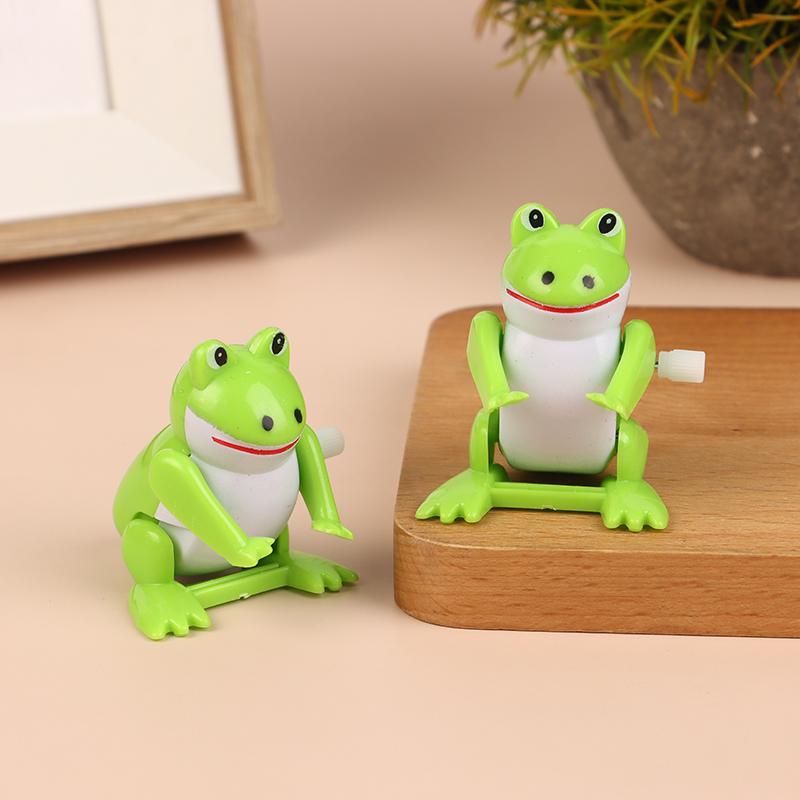 Kawaii Clockwork Frog Toy Смешные прыгающие игрушки-лягушки Креативные заводные игрушки-животные Игрушка для снятия стресса для детей Подарки