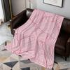 Fashion Art Monstera Leaf Nude Flannel Soft Warm Plush Blanket For Sofa Living Room Pet Hogar Bedroom Gift Home Car Portable