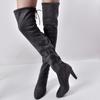 Fashion Size 34-43 2024New Shoes Women Boots Black Over the Knee Boots Sexy Female Autumn Winter Lady Thigh High Boots