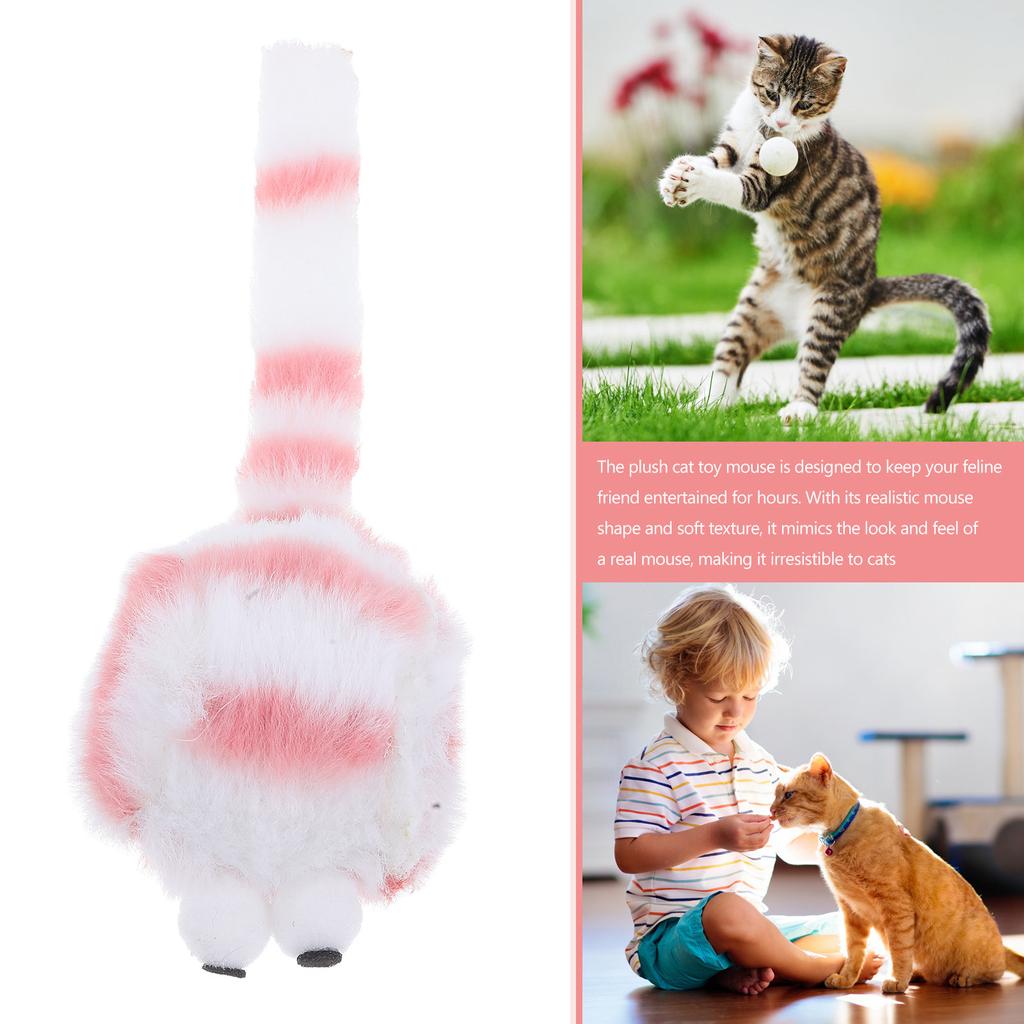 4Pcs Simulated Mouse Shape Cat Interactive Fun Catch Play Mice for Cats Indoor Use Pet Supplies Cat Toys Pet Toys Mouse