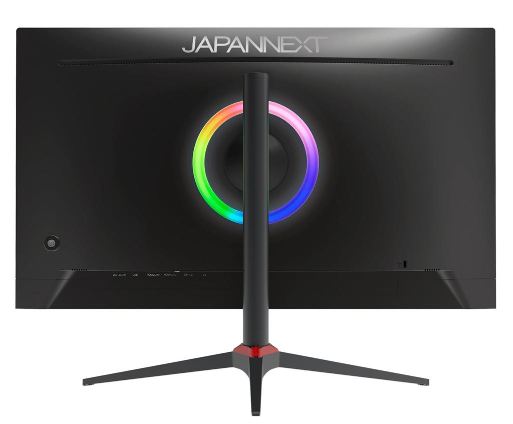 JAPANNEXT Gaming Monitor 165Hz 1ms WQHD 2560x1440 Resolution VA Panel Display Light Angle 27-inch (HDMI/DisplayPort/VESA Compatible/Height