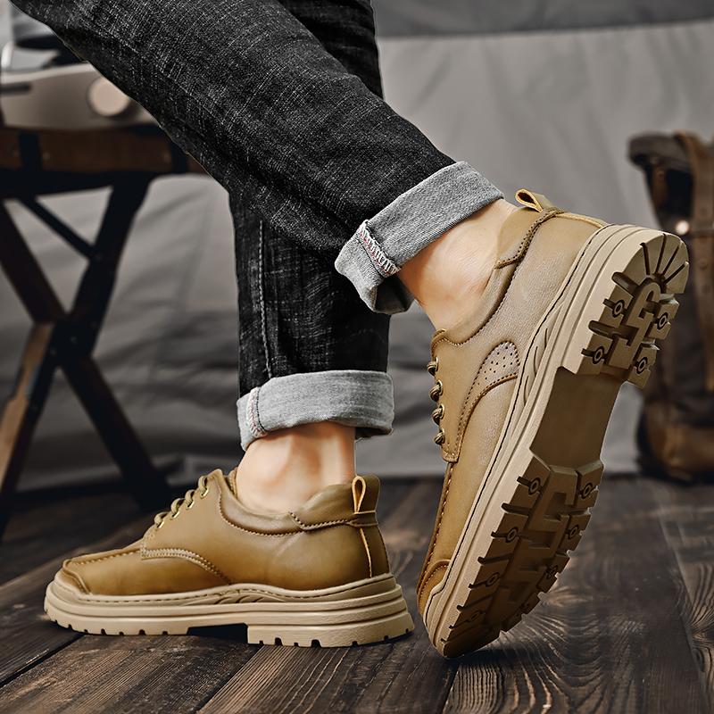 Кожаные деловые туфли, модные кожаные мягкие мужские туфли для отдыха на природе, черные туфли для серфинга, мужские кожаные туфли на плоской подошве Zapatos Hombre