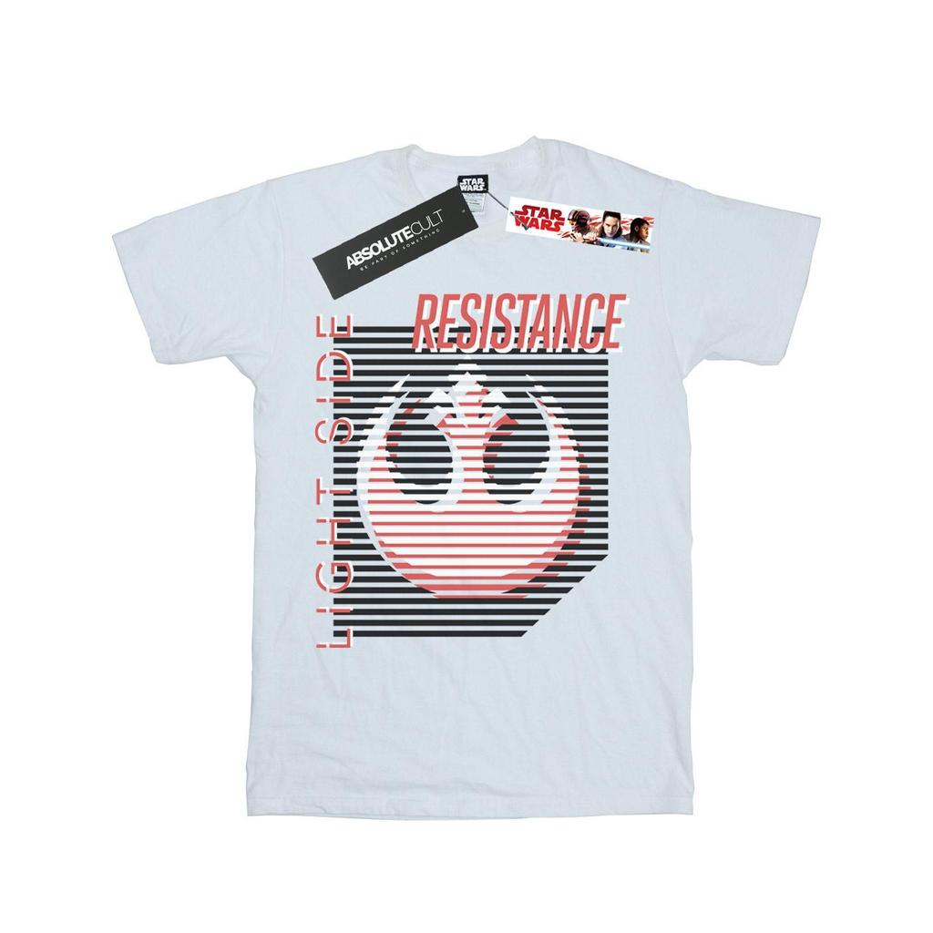 Star Wars Womens/Ladies The Last Jedi Light Side Cotton Boyfriend T-Shirt