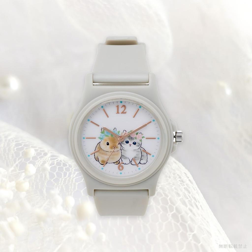 [Fieldwork] Женские часы Mofusand Rabbit Grey с уретановым ремешком MSD001-4