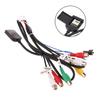 Car Stereo Radio Cable 20 Pin Plug Rca Output Aux Wire Harness Wiring Connector With Fan Header For Zhangxun Android Navigation