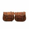 Совершенная сумка Leather Pouch Bags Седельная сумка из козьей кожи Side Motorcycle почти