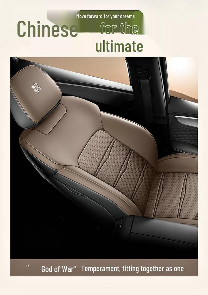 BYD Han 5-Seater Leather Car Seat Cushion - All-Season Universal Cover, 25 Models Available