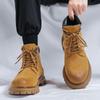 Ботинки мартин мужские универсальные британский стиль высокие ботинки ревень мужские на толстой подошве увеличивающие рост уличные рабочие ботинки 6711-K