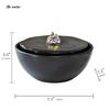 Compact Minimalist Waterfall Fountain Indoor Living Room Desktop Circulating Water Decor Office Landscape Waterfall Accessory