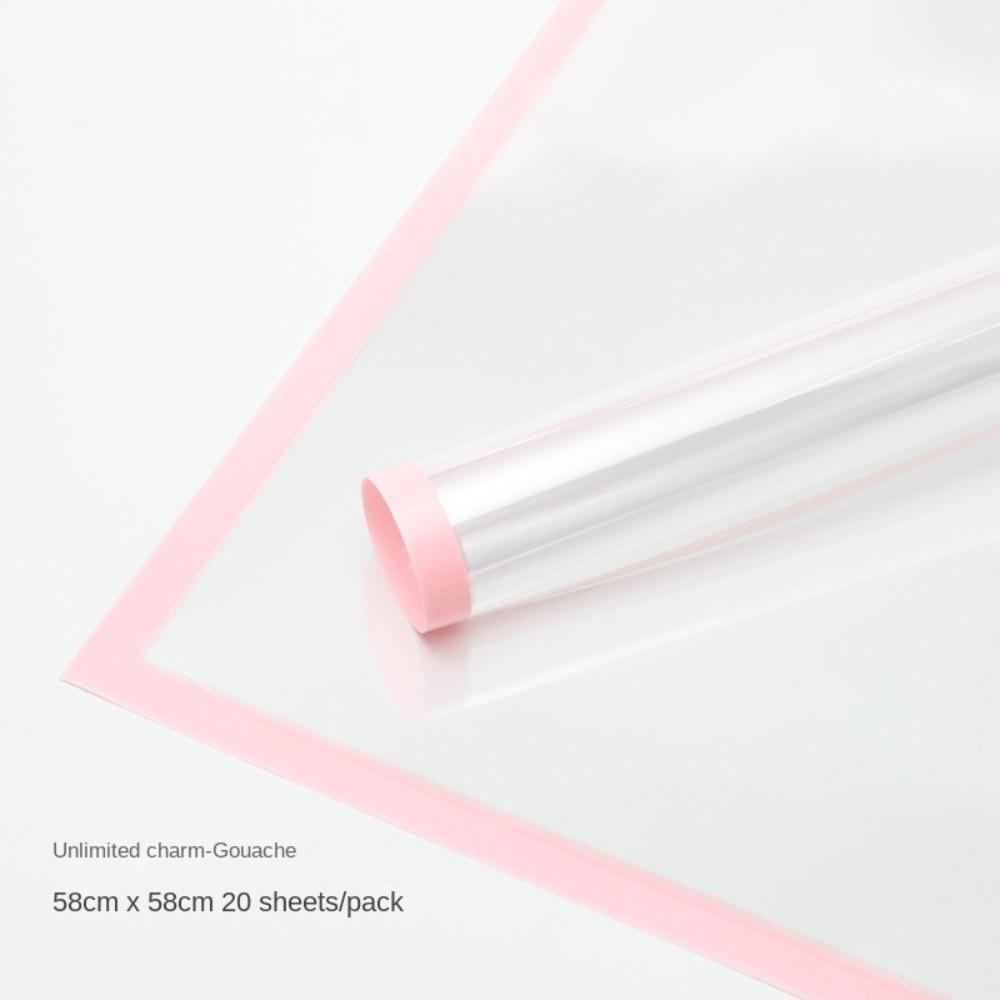 PVC Film Bouquet Packing Bag Craft Flower Packaging Bag Flower Wrapping Paper Roll Mother's Day