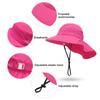 Large Brim Beach Hat Adjustable with Neck Flap Beach Play Hat Kids Sun Hat Sun Protection Hat