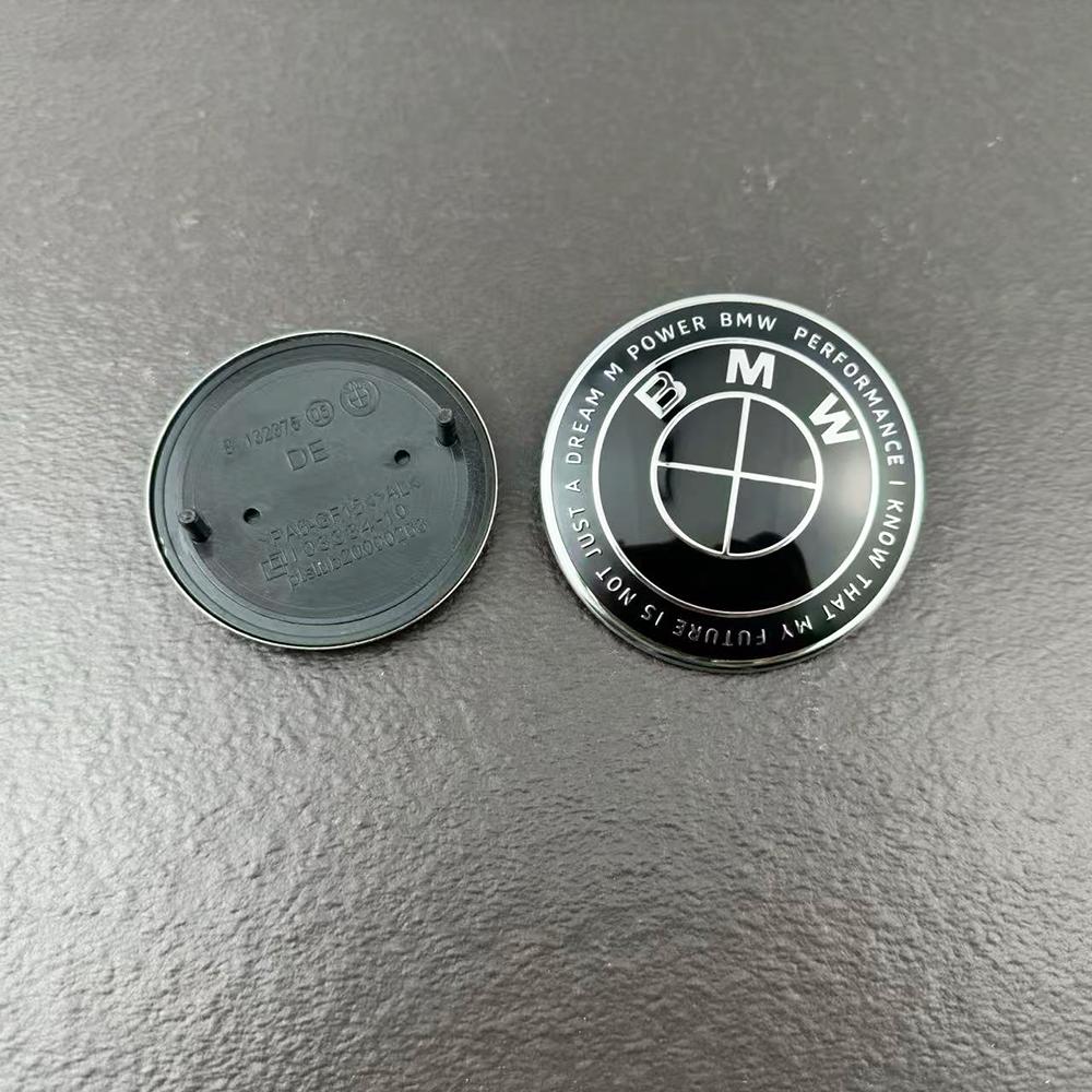 2pcs 82mm 74mm car Front Hood Emblem rear boot trunk logo For BMW E30 E38 E39 E46 E60 E61 E90 X1 X3 X4 X5 X6 G20 E87 E60 E63 F01 CVD1