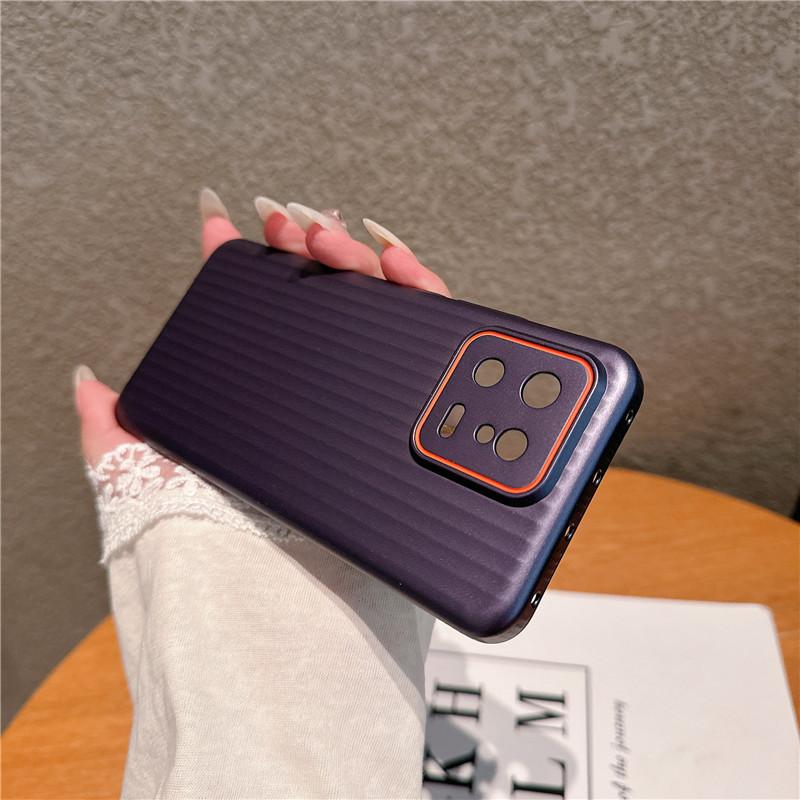 Для Xiaomi 14 13 Pro Ultra рифленое зернистое покрытие металлическая краска анти отпечатки пальцев ПК ударопрочный противоскользящий чехол-накладка