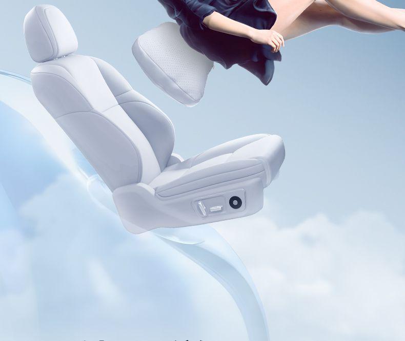 Suitable for XPeng G7: Headrest Neck Pillow & Lumbar Support Set – Car Accessory for Comfort & Interior Decoration.
