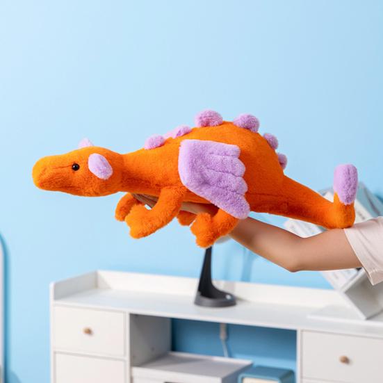 Плюшевая кукла Дракон Реалистичная мягкая игрушка 50 см Милая подушка в виде летающего дракона Мягкий подарок для обнимания