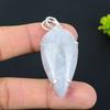 Natural Rainbow Moonstone Gemstone 925 Sterling Silver Pendant 2.17" Q5s62