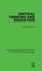 Книга Critical Thinking and Education