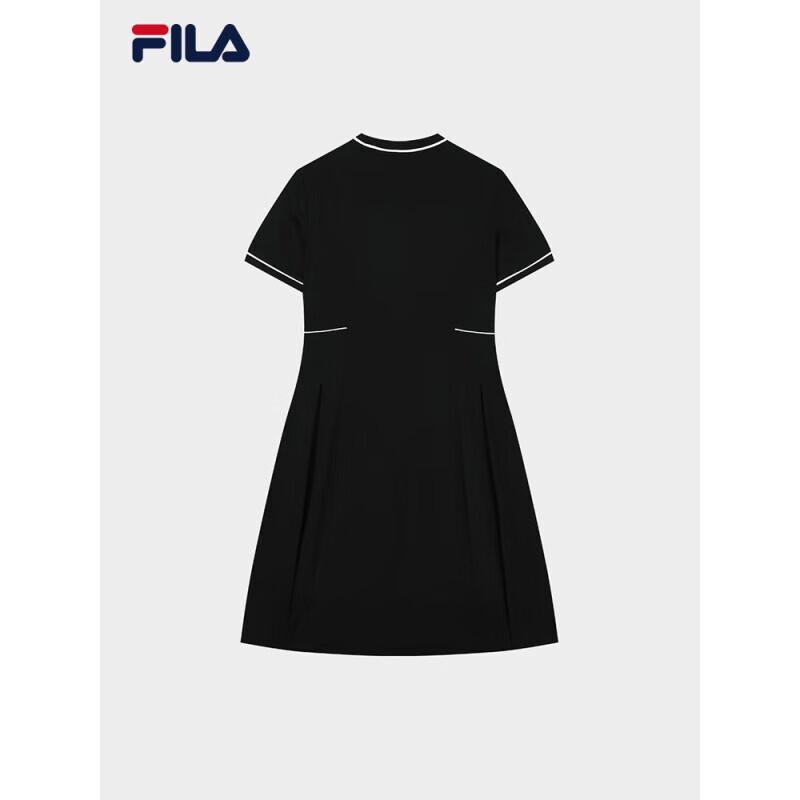 Fila Женское повседневное вязаное платье с коротким рукавом