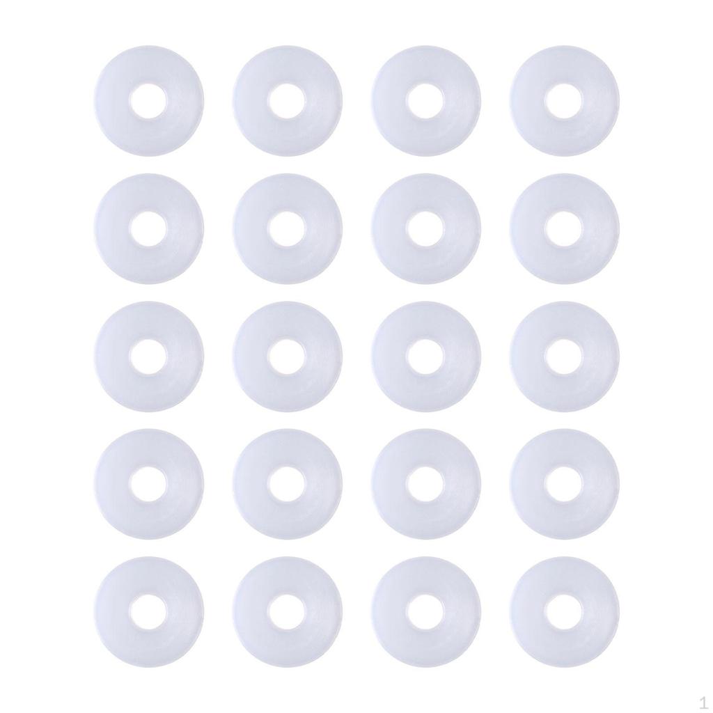 20x Airless Paint Sprayer Gaskets Leakproof Nylon Flat Tip Spacers for Extension Poles