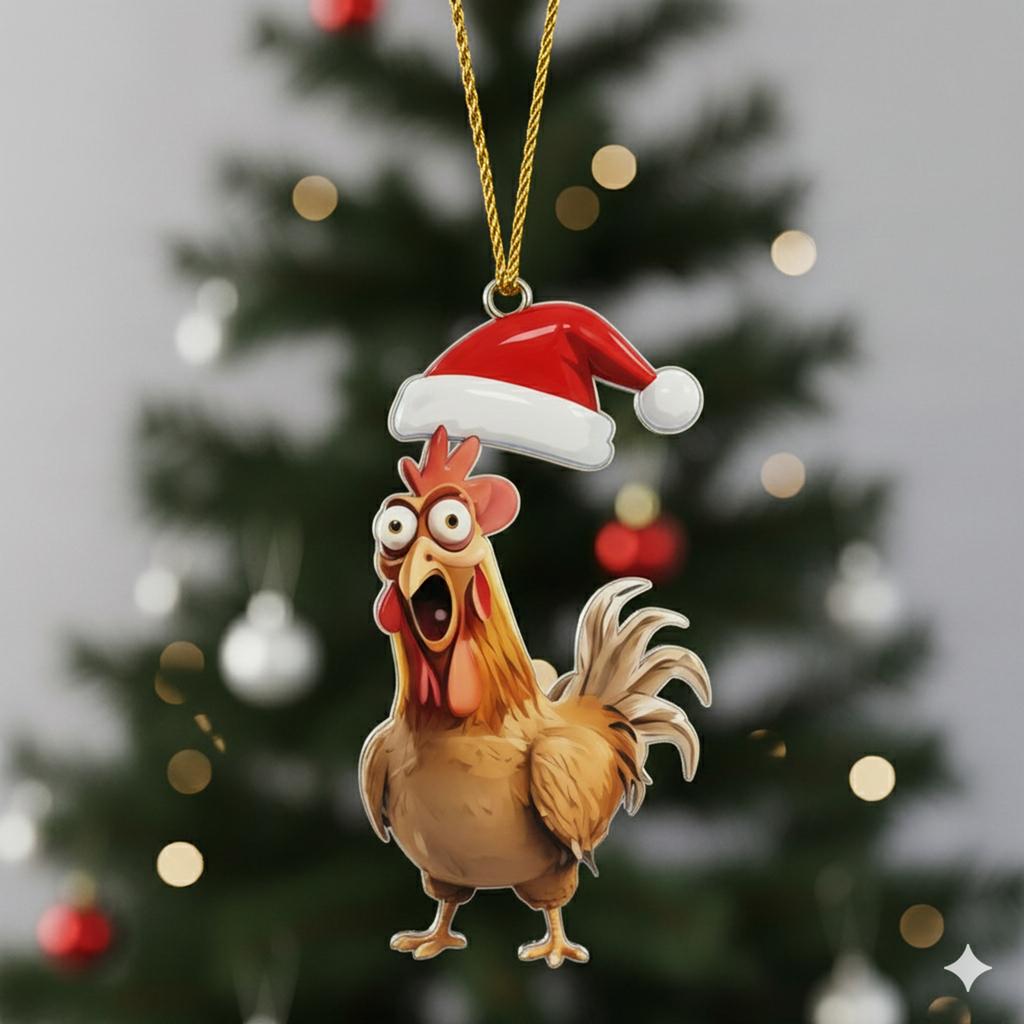 2D Thanksgiving Turkey Pendant, Christmas Tree Pendant, Home Decoration, Acrylic Pendant