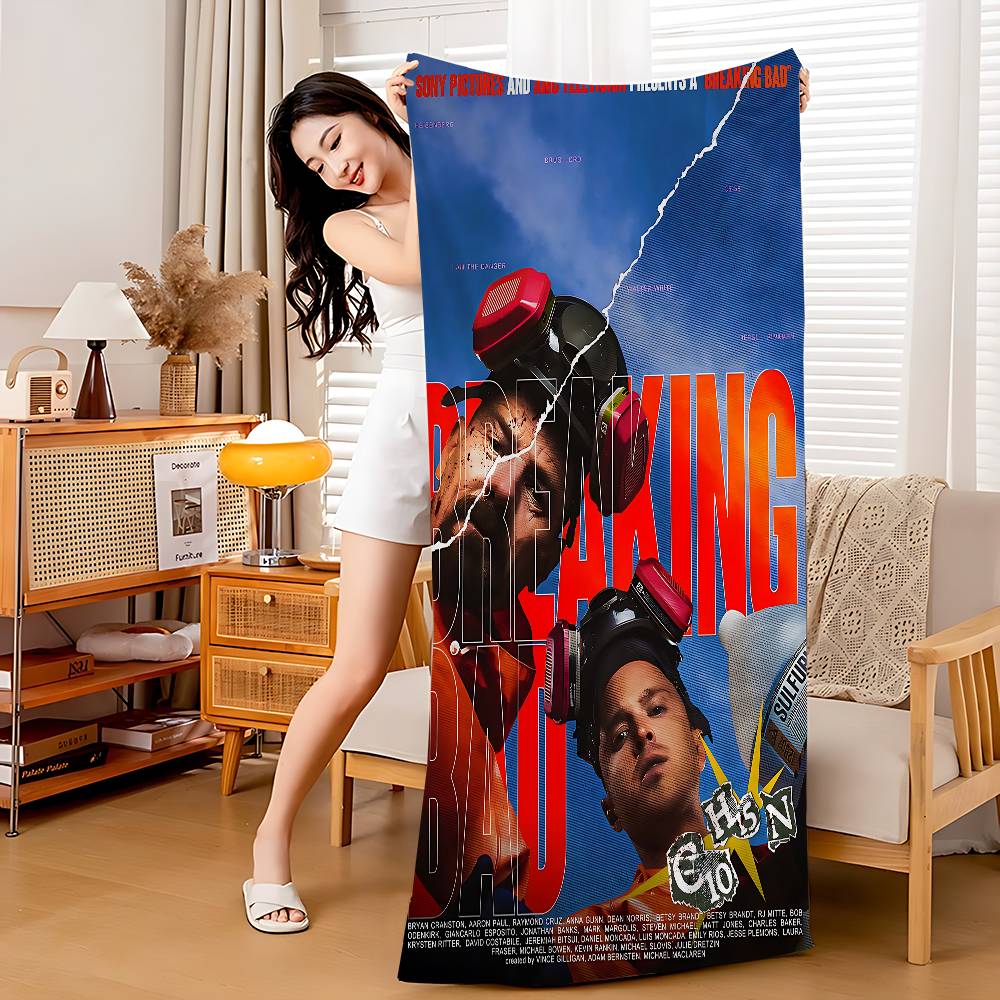 Breaking Bad TV Show Beach Towel Colorful Bath Towels For Girl Microfiber Quick Dry Sand Free Beach Yoga Spa Gym Pool