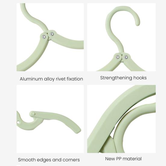 Вешалки для одежды Yousheng Портативная вешалка для подвешивания Большая грузоподъемность Противоскользящая конструкция Складной держатель для пиджаков и рубашек Вешалки, экономящие место